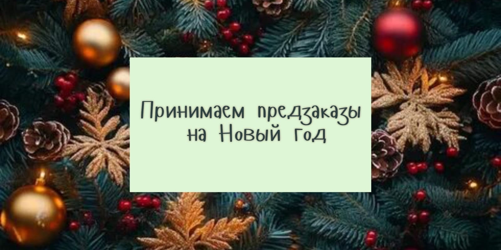 Принимаем предзаказы к Новому году 🪄