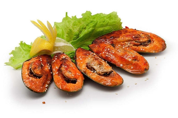 Гигант мидии в спайси соусе (острые) 