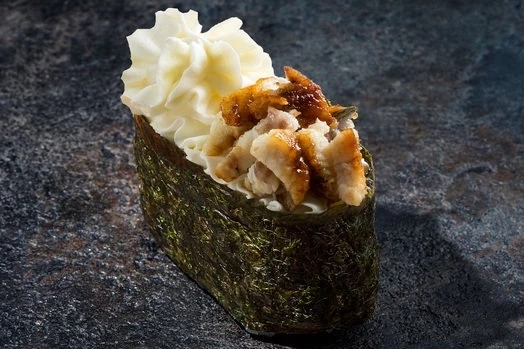 Сливочный гункан угорь