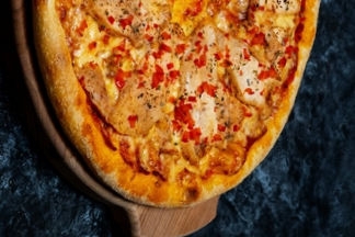 С курицей 25см