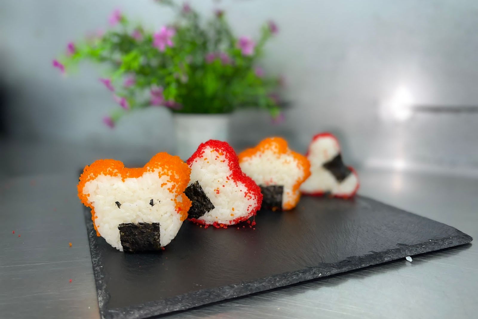 Мини-онигири ветчина