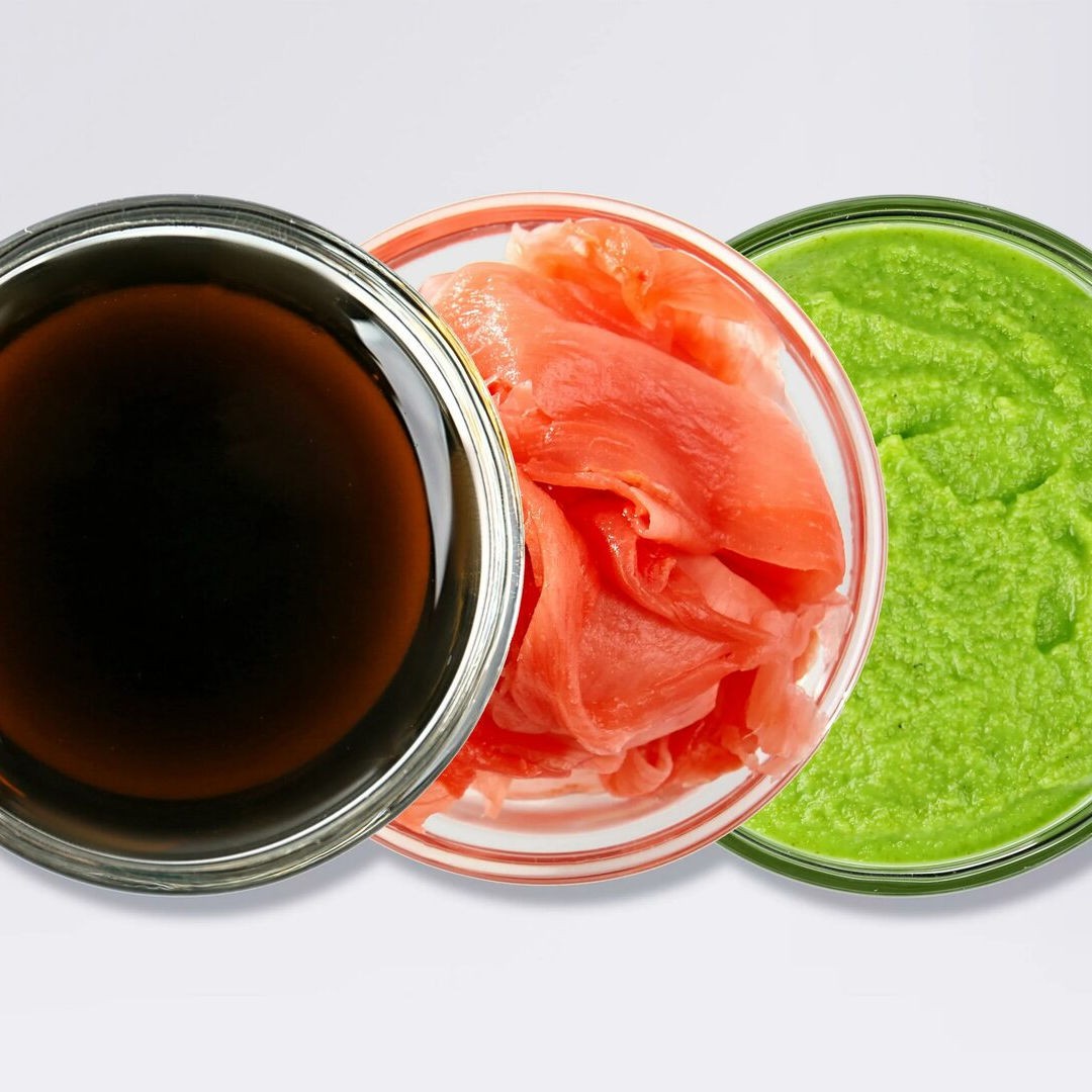 Доп. Имбирь, соевый, васаби