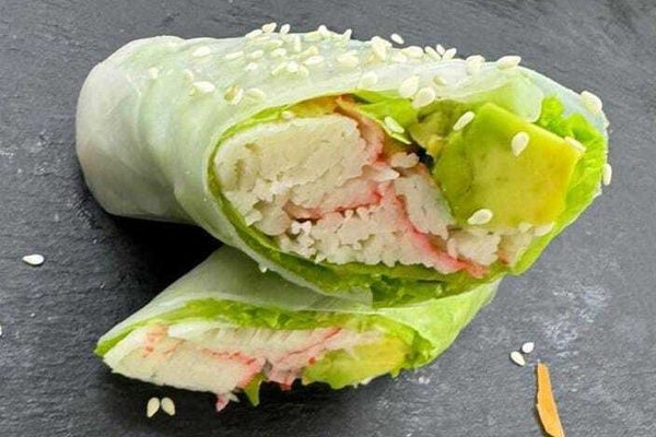 Спринг ролл с крабом