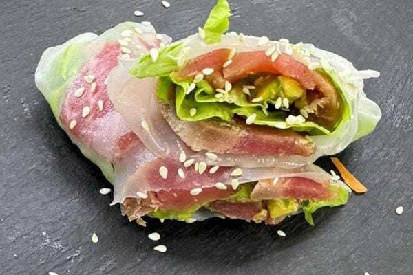 Спринг ролл с тунцом 