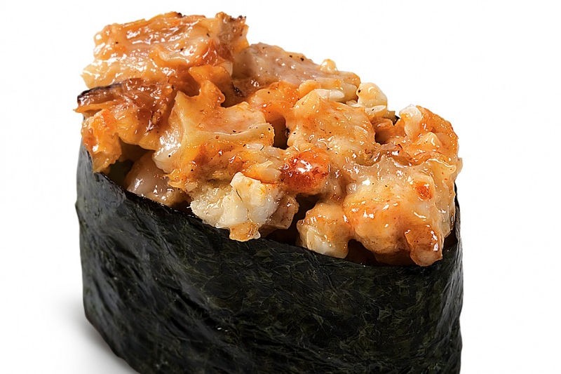 Запечённый гункан угорь