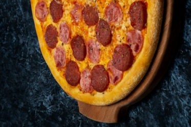 Ветчина с салями 25см