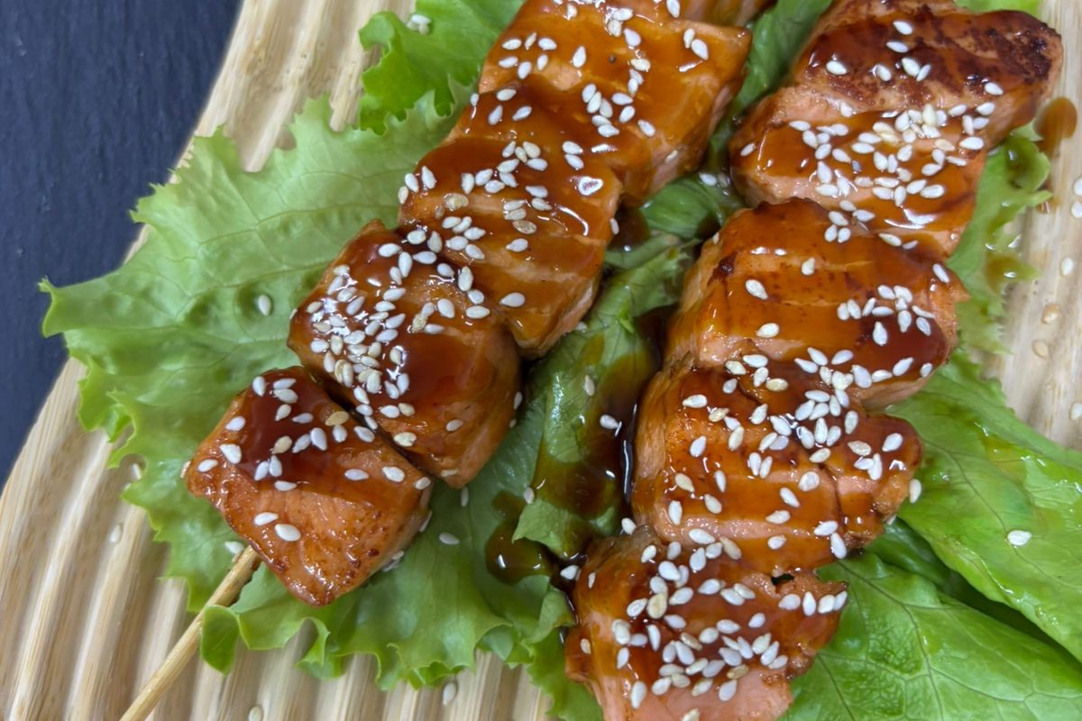 Якитори лосось 